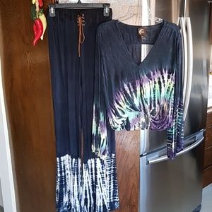 Blue Moon top and pant set